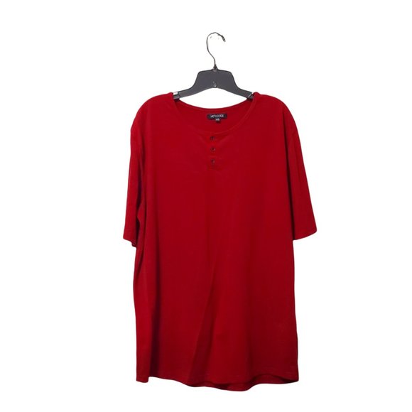 HETHCODE Men's Classic Comfort Soft Regular Fit Short Sleeve Henley T-Shirt XXL - Picture 1 of 7